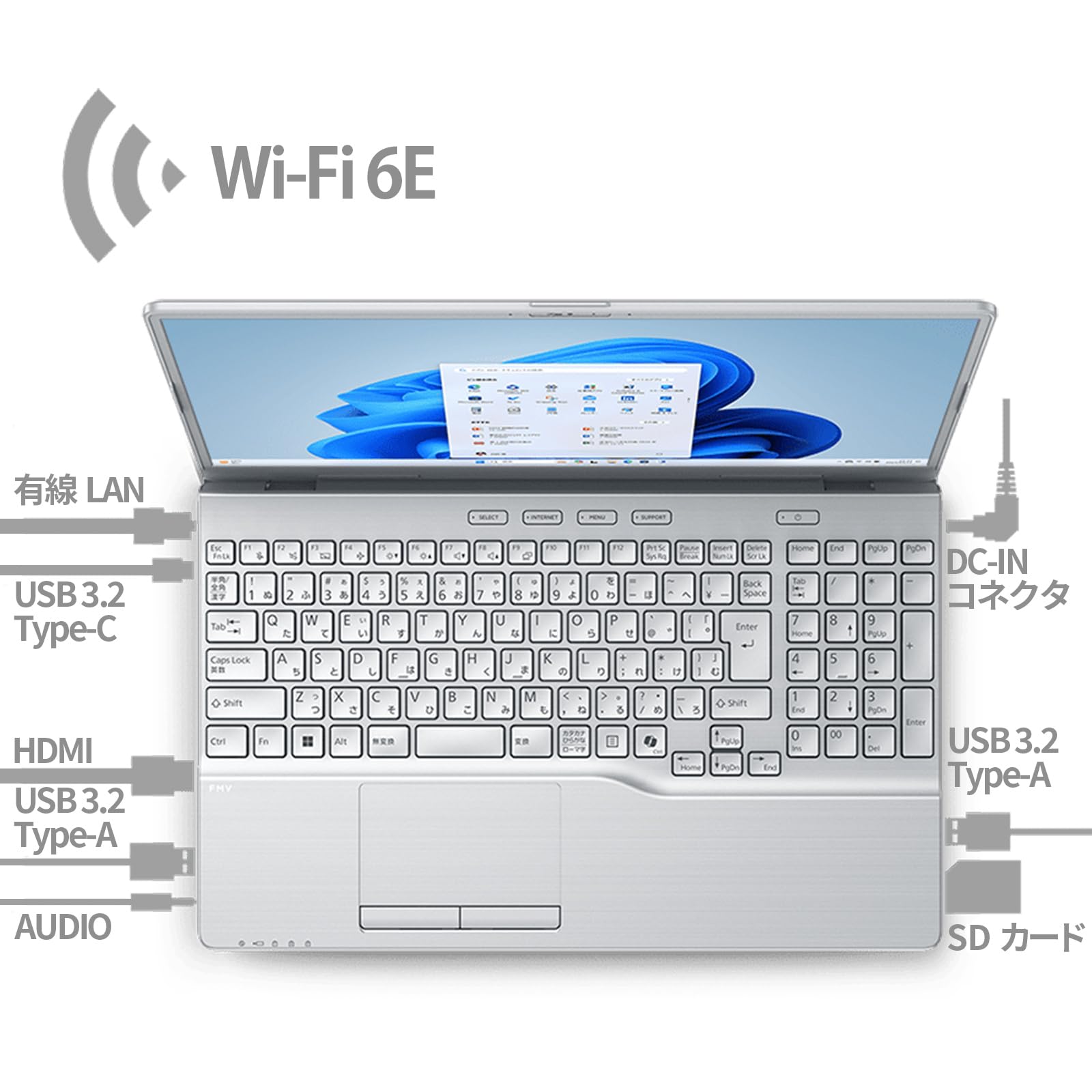 Amazon.co.jp: Fujitsu FMVWK3A52F_AZ Laptop FMV Note A WA1-K3 (MS